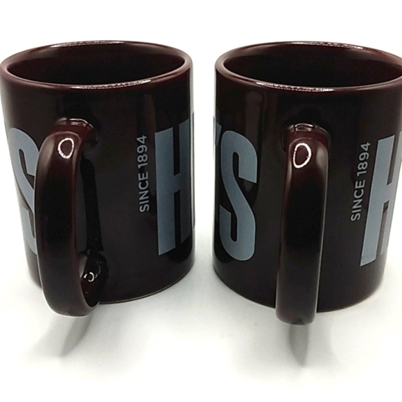 HERSHEY'S HOT CHOCOLATE MUGS SET OF 2 CUPS 12 Ounces Each - Picture 4 of 6